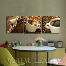Decoração Home moderna Pintura do retrato da lona do café para o quarto do jantar